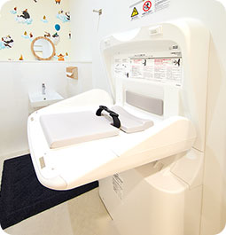 授乳室おむつ交換台