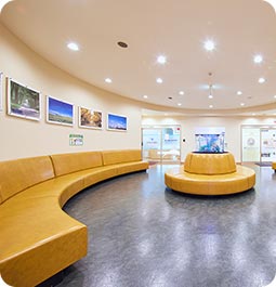 広い共有待合室